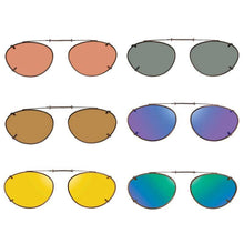 Load image into Gallery viewer, 6 Almond Shade Control Polarized Clip On Sunglasses - Opsales, Inc