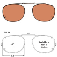 Load image into Gallery viewer, Rectangle Style SolarClips Polarized Clip-On Sunglasses - Opsales, Inc