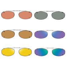 Load image into Gallery viewer, 6 Mod Rectangle Shade Control Polarized Clip On Sunglasses - Opsales, Inc
