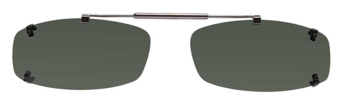 Slim Rectangle | Shade Control Rimless Clip-On Sunglasses - Opsales, Inc
