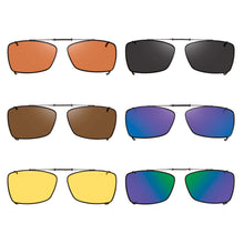 Load image into Gallery viewer, 6 Wal SolarClips Polarized Clip On Sunglasses - Opsales, Inc
